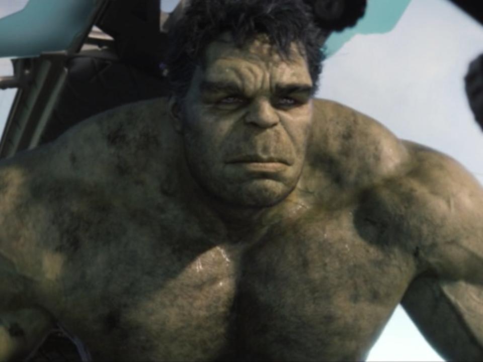 Hulk seen in a spacecraft in "Avengers: Age of Ultron."