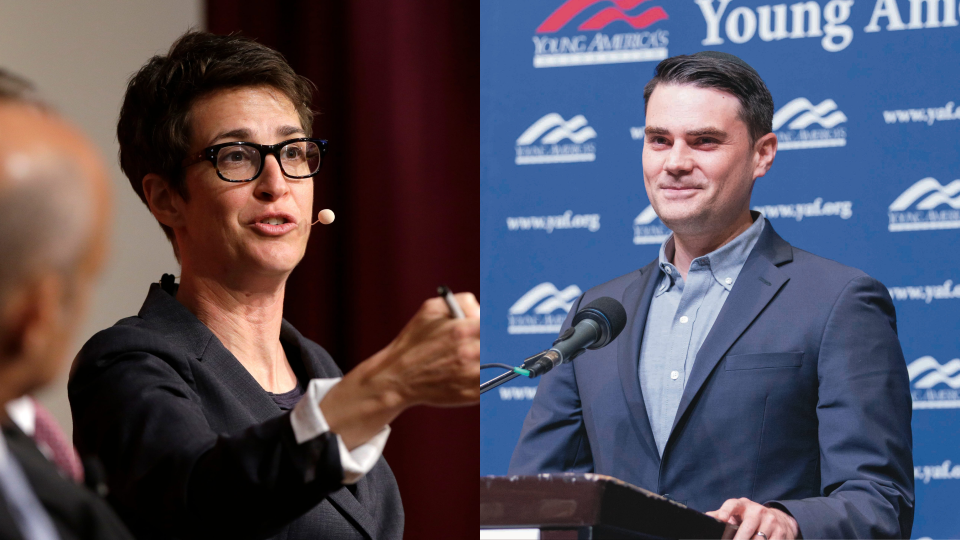 MSNBC TV news program host and liberal political commentator Rachel Maddow and conservative political commentator and media host Ben Shapiro were among two public figures who commented on the Tennessee Health Department's decision to roll back on vaccination outreach for minors.