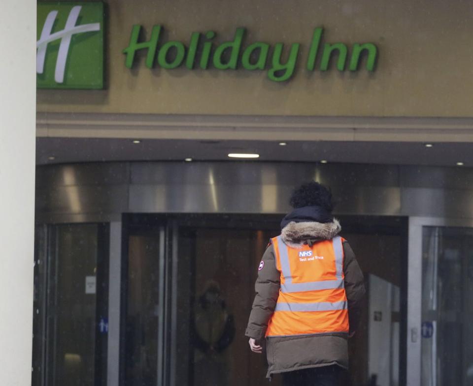 IHG’s European market is still heavily impacted by the pandemic (Steve Parsons/PA) (PA Wire)