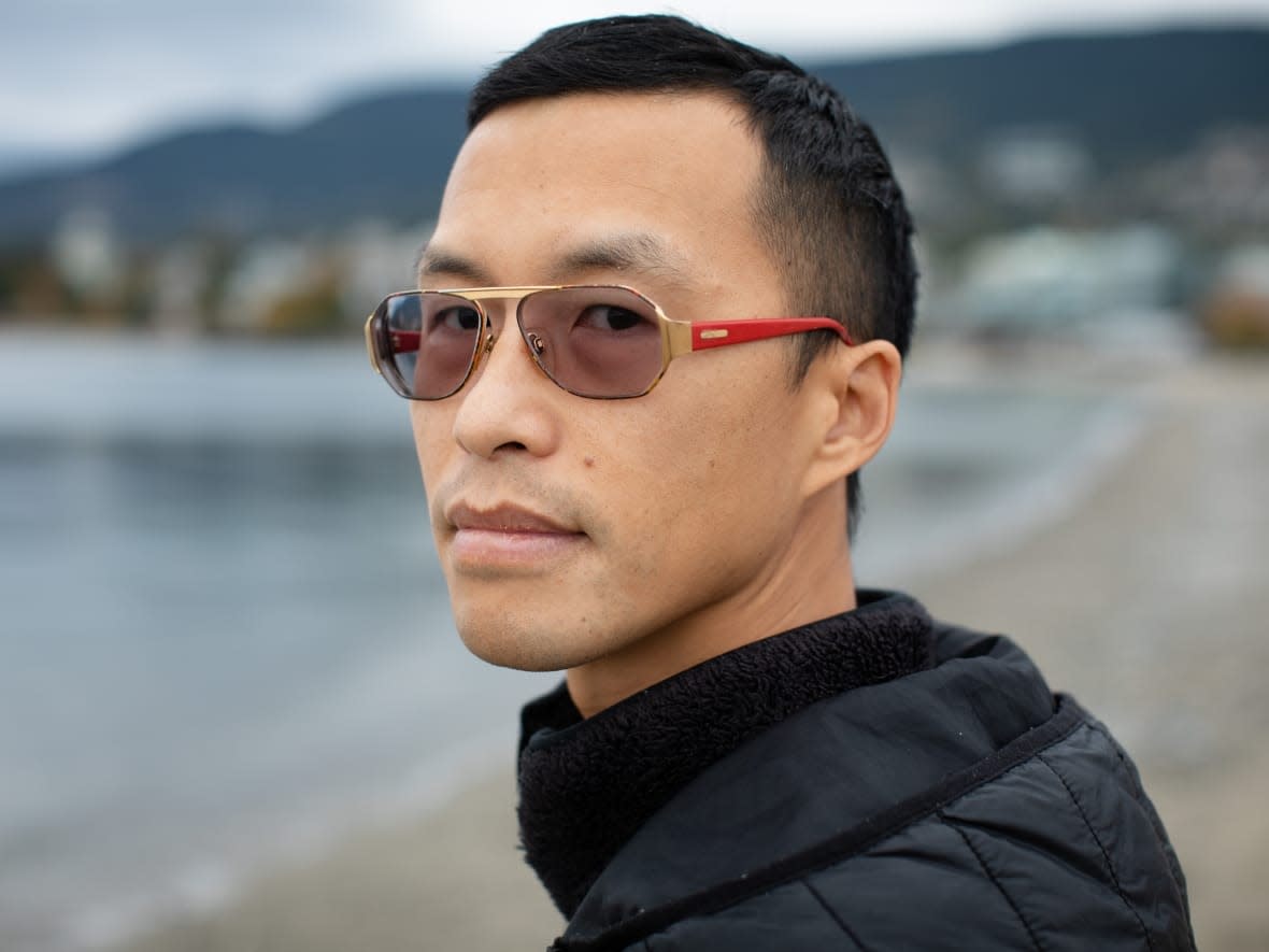 Ray Hsu, the victim of an attack by a stranger in 2017, is pictured in West Vancouver. Hsu says he was shaken by the attack and the lack of reaction by witnesses. (Maggie MacPherson/CBC - image credit)