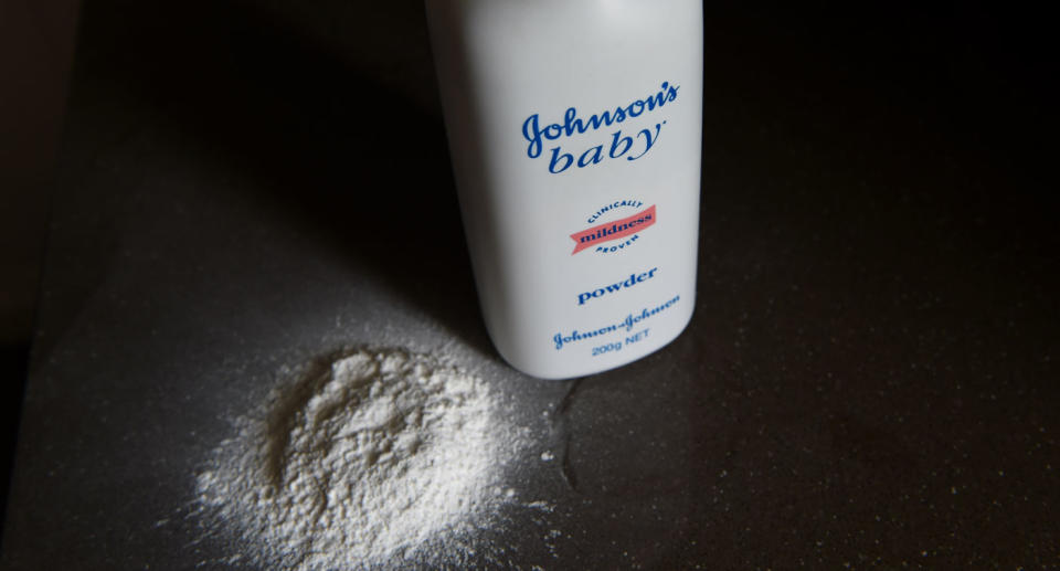 Johnson & Johnson is denying claims from news agency Reuters it knew for decades about the existence of trace amounts of asbestos in its baby powder. Source: AAP (File pic)