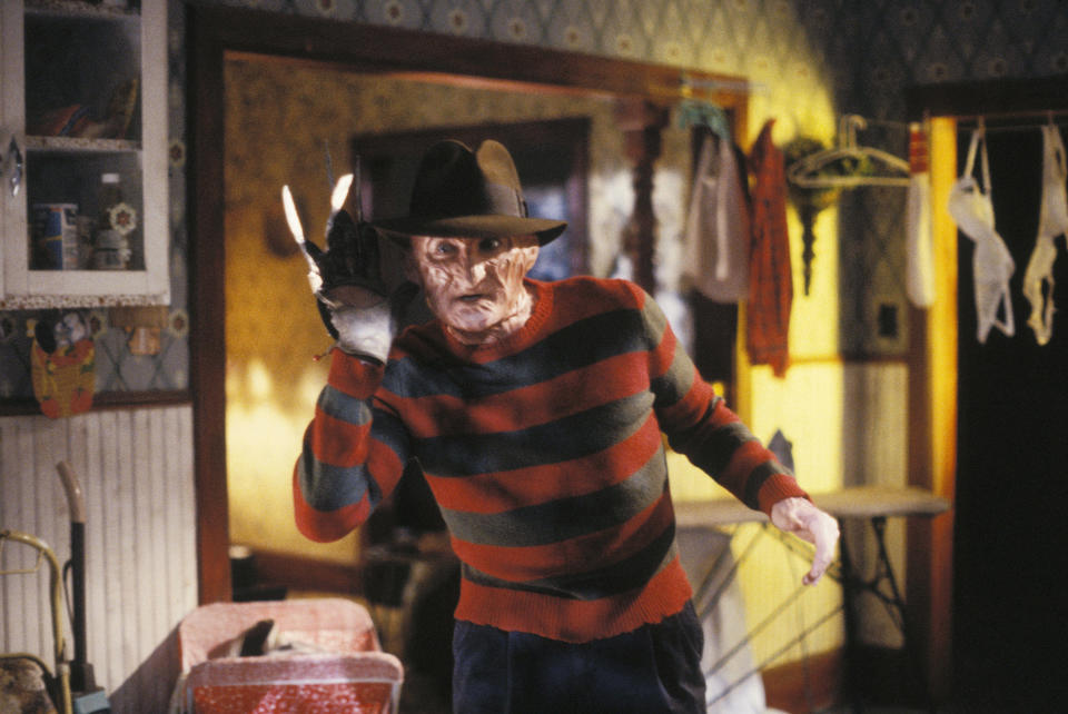 Robert Englund as Freddy Krueger in A Nightmare On Elm Street. (Alamy)