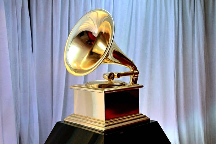 A Grammy gramophone