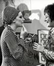 <p>The actress and singer is photographed with lawyer and activist Bella Abzug, for whom Streisand was hosting a party in her New York City apartment. Streisand lived at the Ardsley on Central Park West for 30 years.</p>