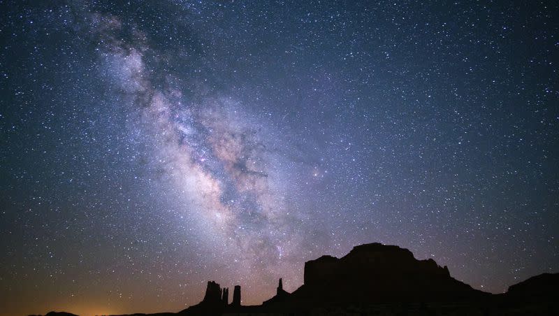 Monument Valley, on the Utah-Arizona border, has an incredible view of the night sky.