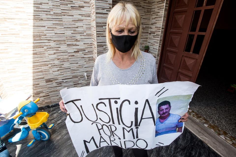 Francesca reclama justicia por el asesinato de su esposa, Antonio Ventrice