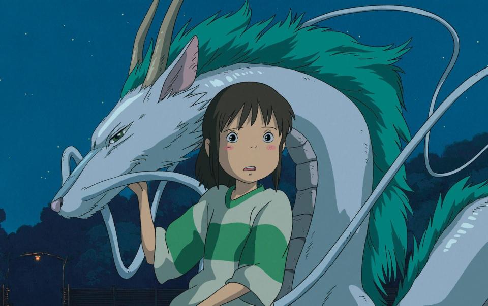 A scene from the film Spirited Away, 2001