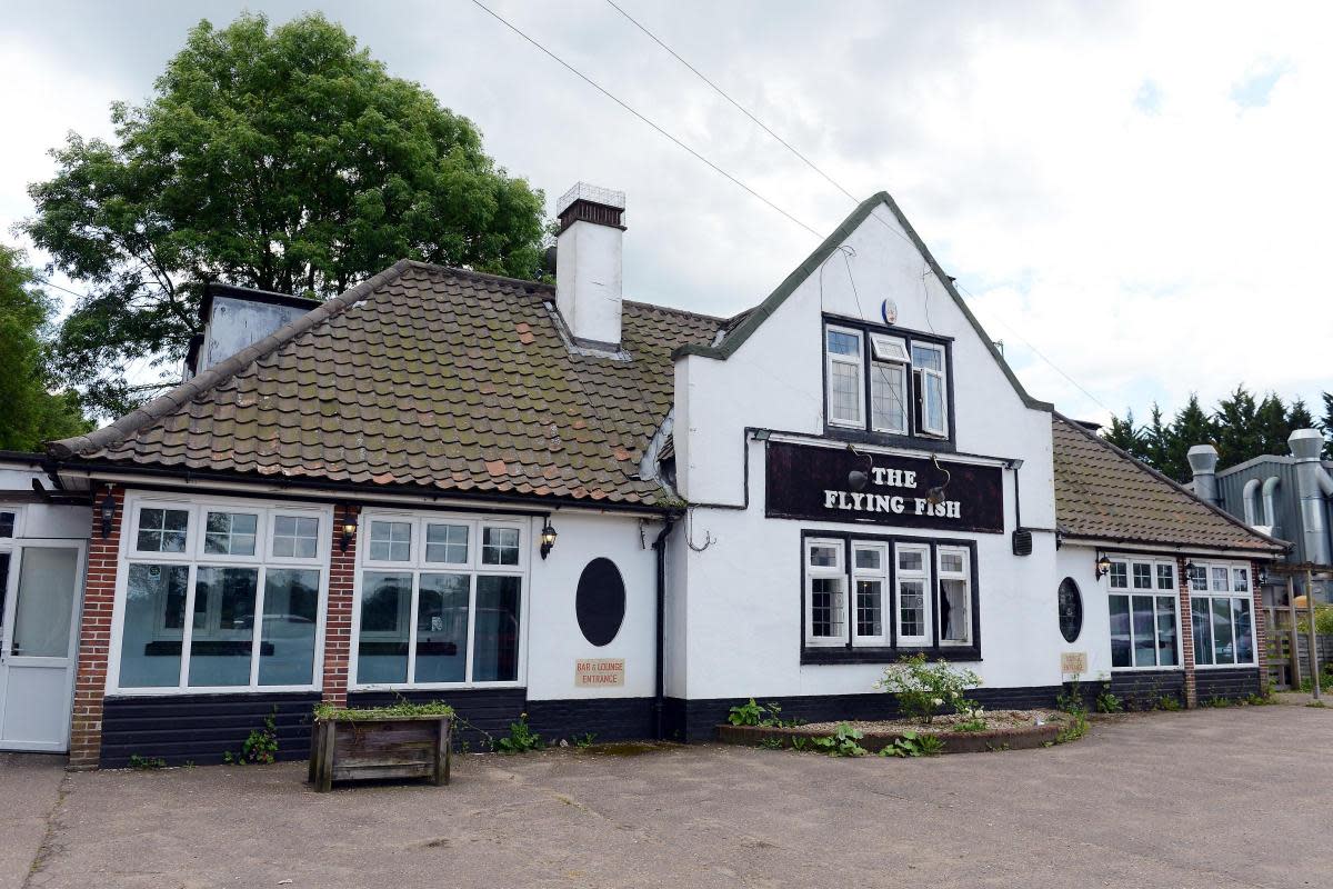 The Flying Fish pub in Carbrooke before it closed down <i>(Image: Matthew Usher)</i>