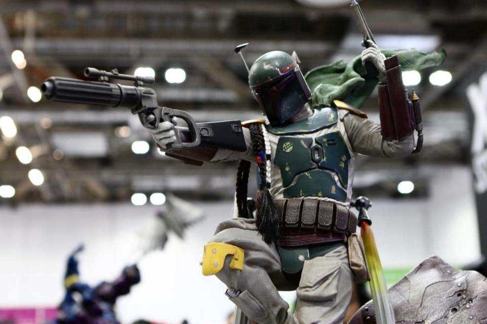 A Boba Fett action figure. (Photo: Sharlene Sankaran/ Yahoo Newsroom)