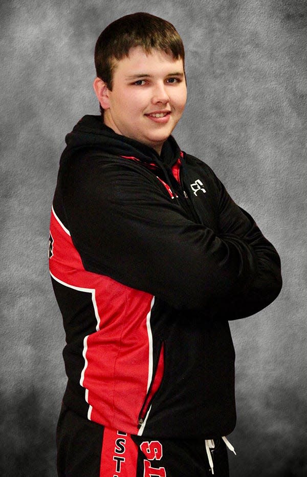 Junior heavyweight Evan Funk is the "unsung hero" of this year's Honesdale boys varsity wrestling team.