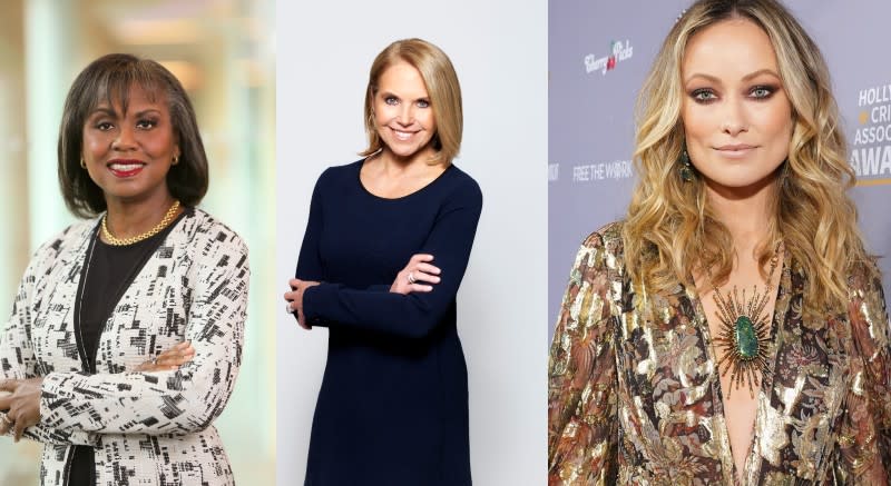 Anita Hill, Katie Couric and Olivia Wilde. 