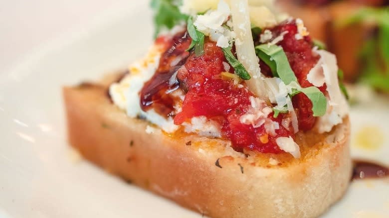 Bruschetta at Brio Italian Grille