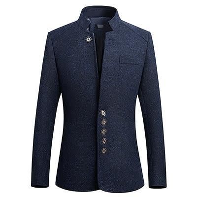 <p><strong>Shipping</strong></p><p>william-david.com</p><p><strong>$84.99</strong></p><p><a href="https://william-david.com/products/the-ontario-mandarin-collar-blazer-suit-jacket-navy" rel="nofollow noopener" target="_blank" data-ylk="slk:Shop Now;elm:context_link;itc:0;sec:content-canvas" class="link ">Shop Now</a></p><p>A slim-fit Regency jacket and a white shirt, and you are on your way to causing scandals all over aristocratic London. </p>