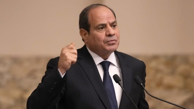 Egyptian President Abdel Fattah El-Sisi.