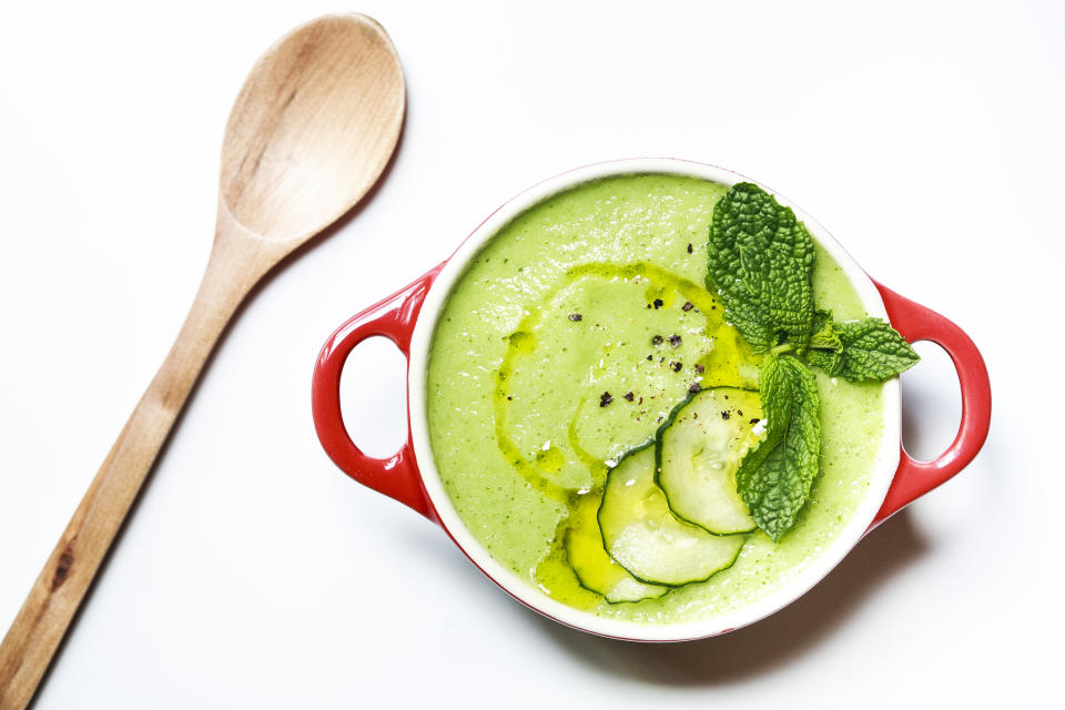 Kalte Gurkensuppe mit Minze. (Bild: Getty Images)