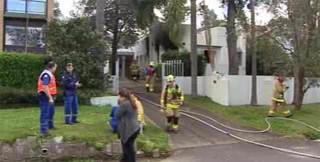 Most of the damage caused by the fire was contained in the bedroom of the house. Photo: 7News