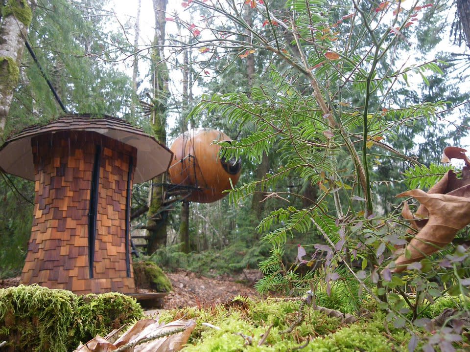 There’s a spherical treehouse hotel in Canada that is ultimate camping goals — and it’s not even that expensive