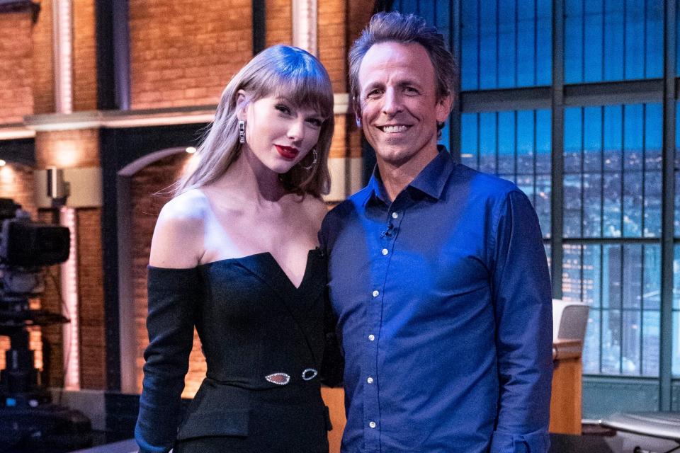 Seth Meyers and Taylor Swift