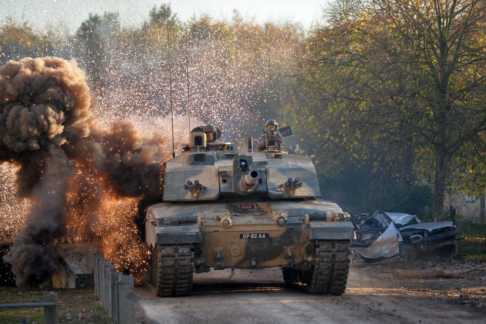 British army Challenger 2 tank