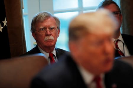 U.S. President Trump holds a Cabinet meeting at the White House in Washington