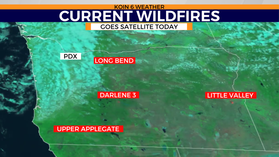 <em>Oregon’s Little Valley and Darlene 3 Fire can be seen from space June 27, 2024</em>