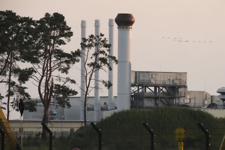 Instalaciones del gasoducto Nord Stream 1 en Lubmin, Alemania