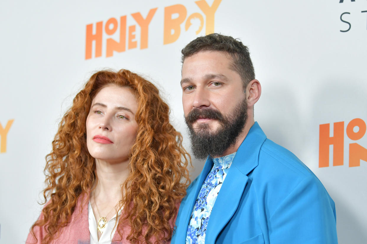 HOLLYWOOD, CALIFORNIA - NOVEMBER 05: Alma Har'el and Shia LaBeouf attend the premiere of Amazon Studios "Honey Boy" at The Dome at Arclight Hollywood on November 05, 2019 in Hollywood, California. (Photo by Amy Sussman/Getty Images)