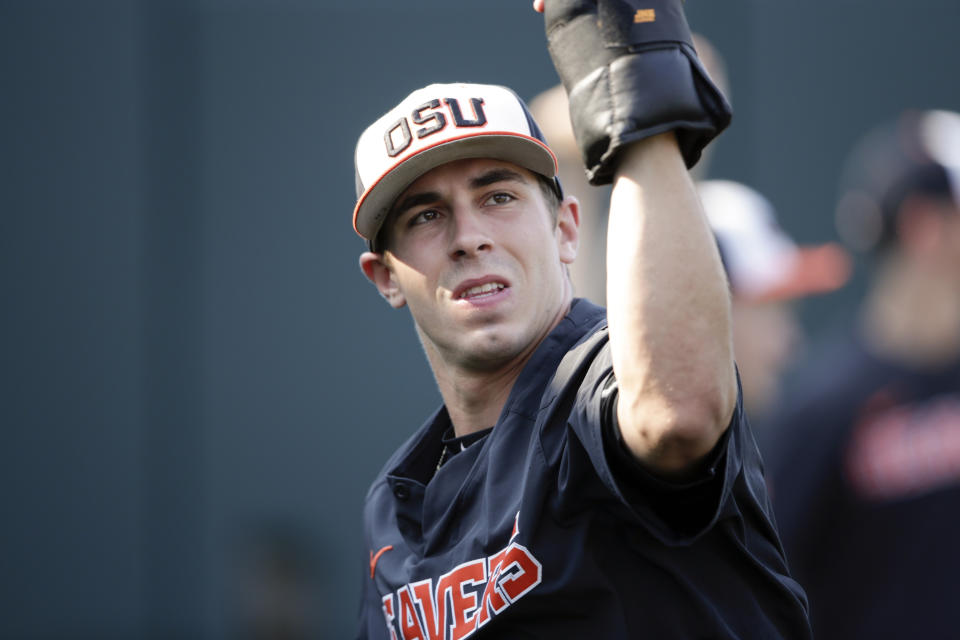 Will Oregon State pitcher Luke Heimlich get an opportunity with the Kansas City Royals? (AP)