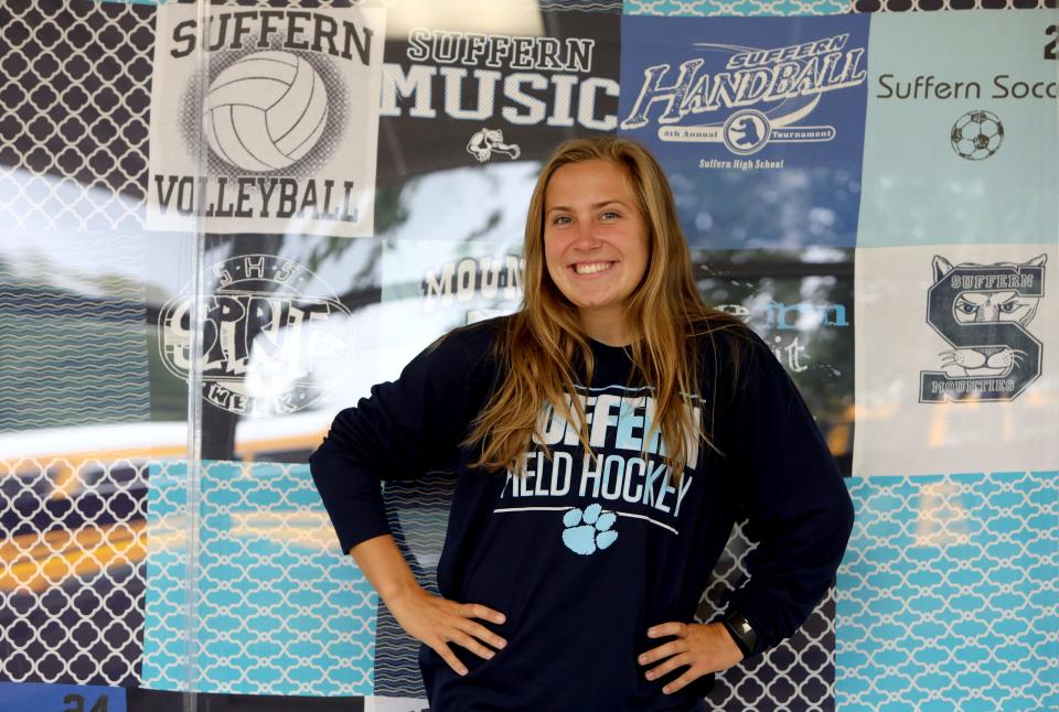 Rockland Scholar-Athlete Madie Nicpon, a captain on the Suffern varsity field hockey team, at the high school Sept. 13, 2018. Nicpon, a senior, is also on the lacrosse and track teams. 