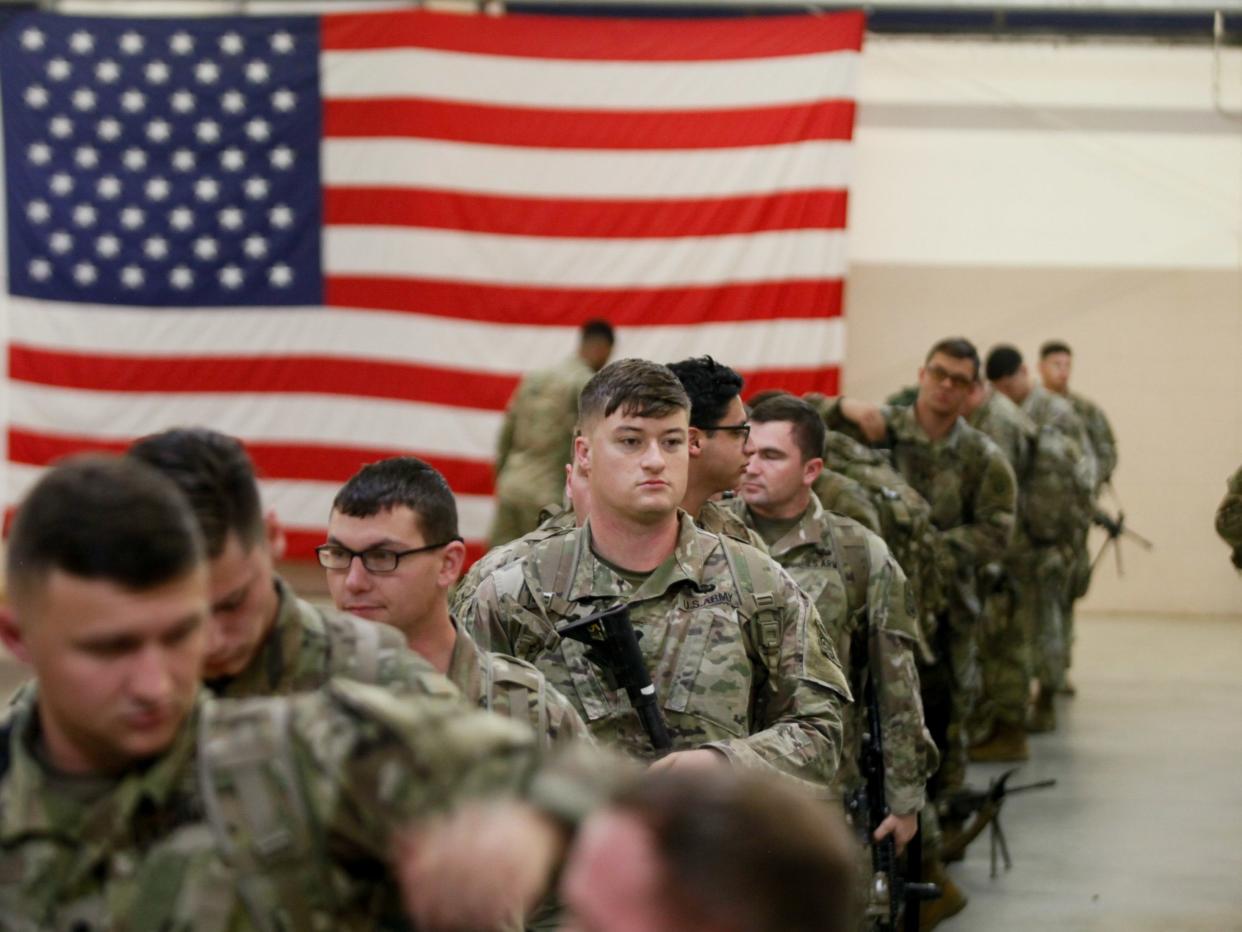 US military recruitment was said to have been affected by a Trump administration ban on transgender personnel (US Department of Defense/AFP via)