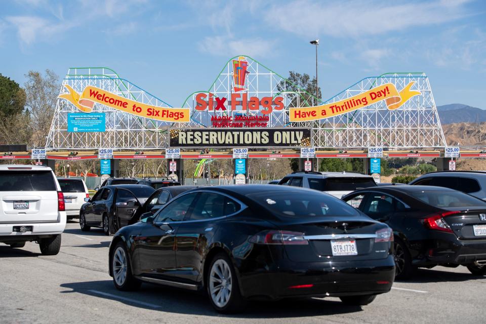 <p>File image: Theme park Six Flags </p> (Getty Images)