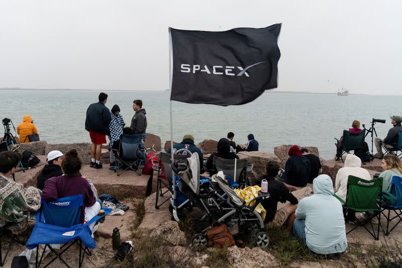 FILE PHOTO: SpaceX's next-generation Starship spacecraft makes it’s third launch