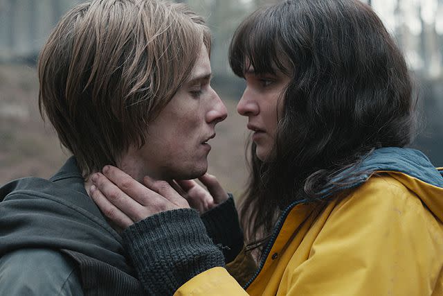 <p>courtesy netflix</p> Louis Hofmann and Lisa Vicari on 'Dark'