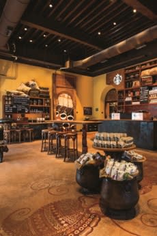 First look at Starbucks in India