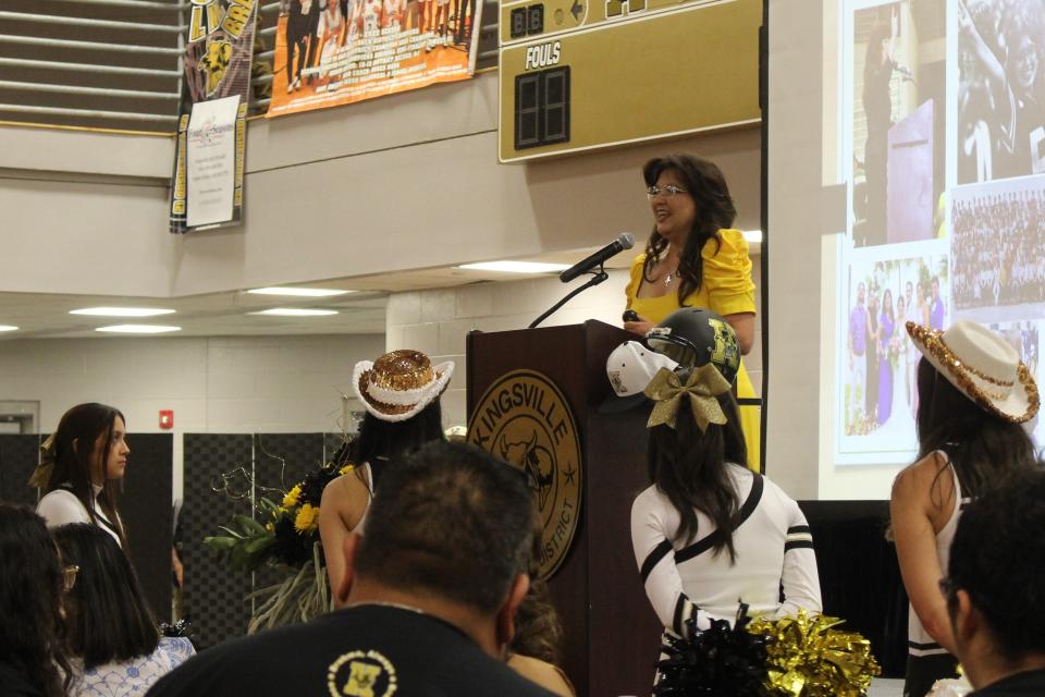 Kingsville ISD Superintendent Cissy Reynolds-Perez shared information about the 2022-23 school year and outlined future challenges for the district during a State of the District event Thursday.