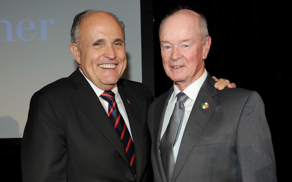 Beckwith in 2011 the former mayor of New York, Rudy Giuliani