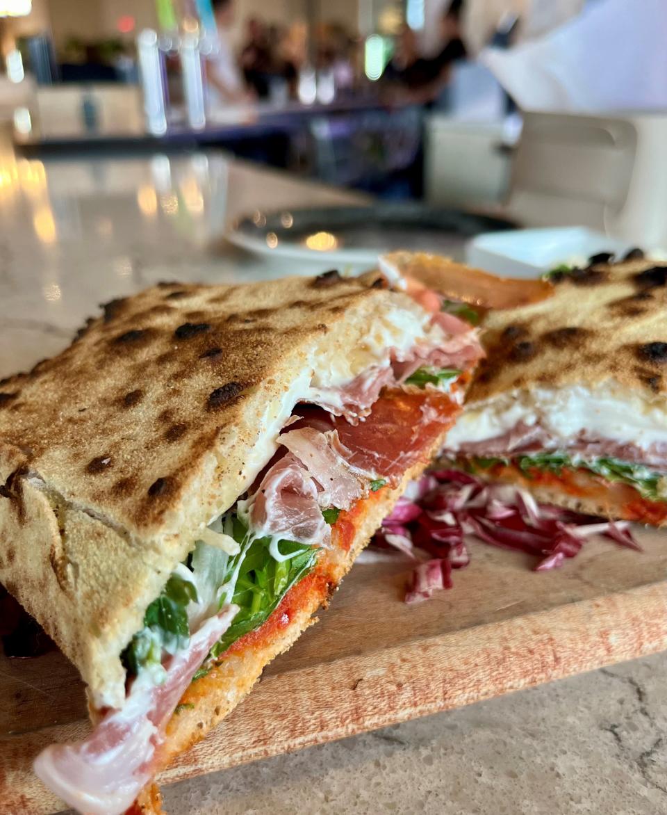 San Matteo Italian Restaurant & Bar added the panuozzo to its menu. The award-winning sandwich took first place in the International Italian Sandwich division at the 2024 Pizza Expo in Las Vegas.