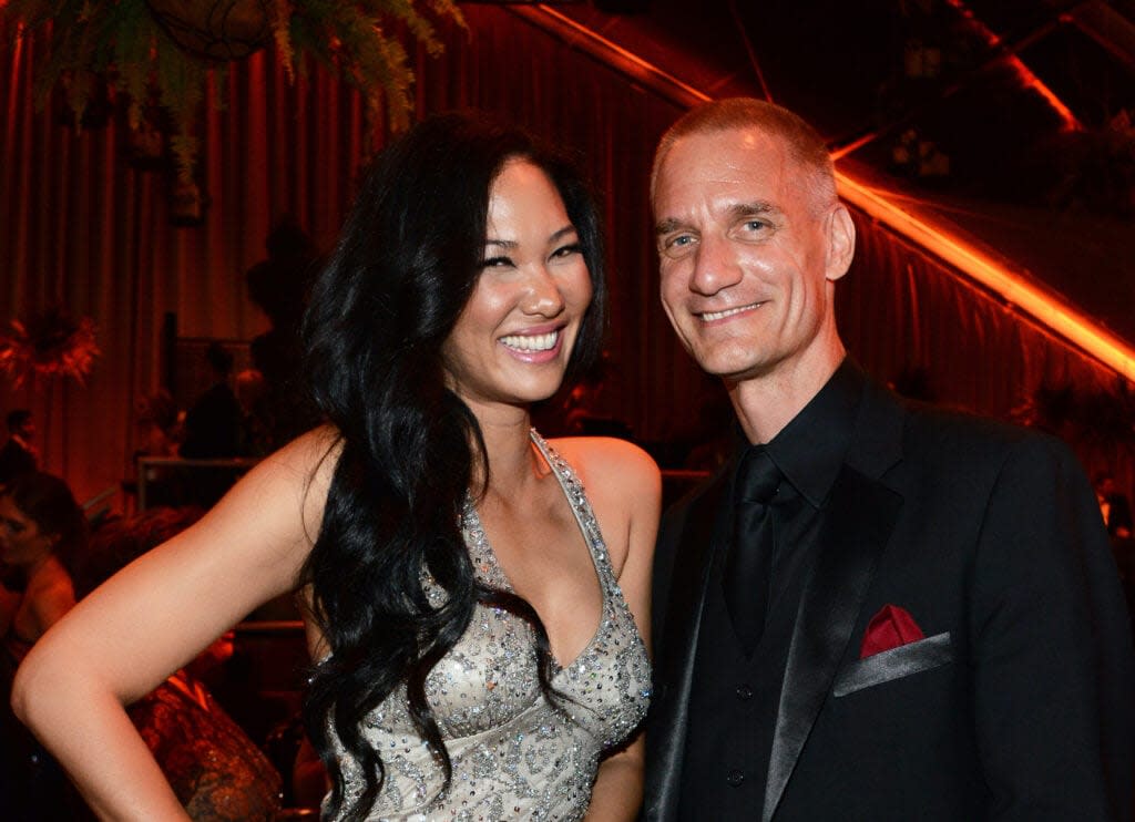 Kimora Lee Simmons and Tim Leissner attend The Weinstein Company & Netflix’s 2014 Golden Globes After Party on January 12, 2014 in Beverly Hills, California.