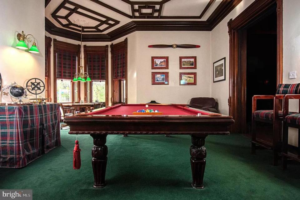 A look inside the billiards room of the home at 101 W. Linn St. in Bellefonte. Photo shared with permission from home’s listing agent, Peter Chiarkas of Kissinger, Bigatel and Brower Realtors.