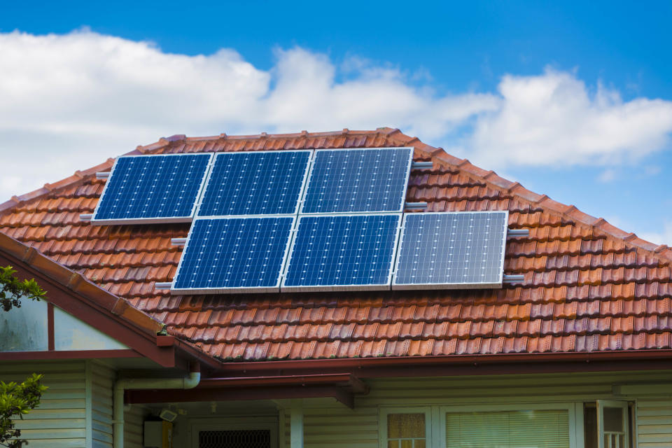 Generic solar images from the Queensland suburb of Stafford, in Brisbane.