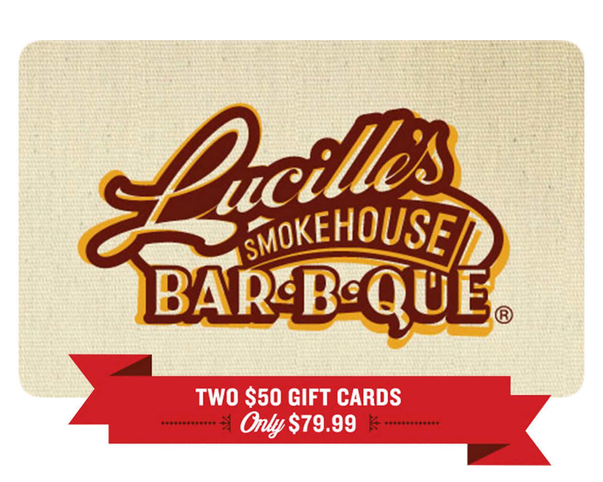 Lucille's Smokehouse Bar-B-Que, Two $50 Gift Cards