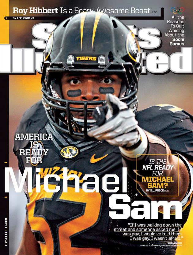 Michael Sam makes the cover of Sports Illustrated (Photo)