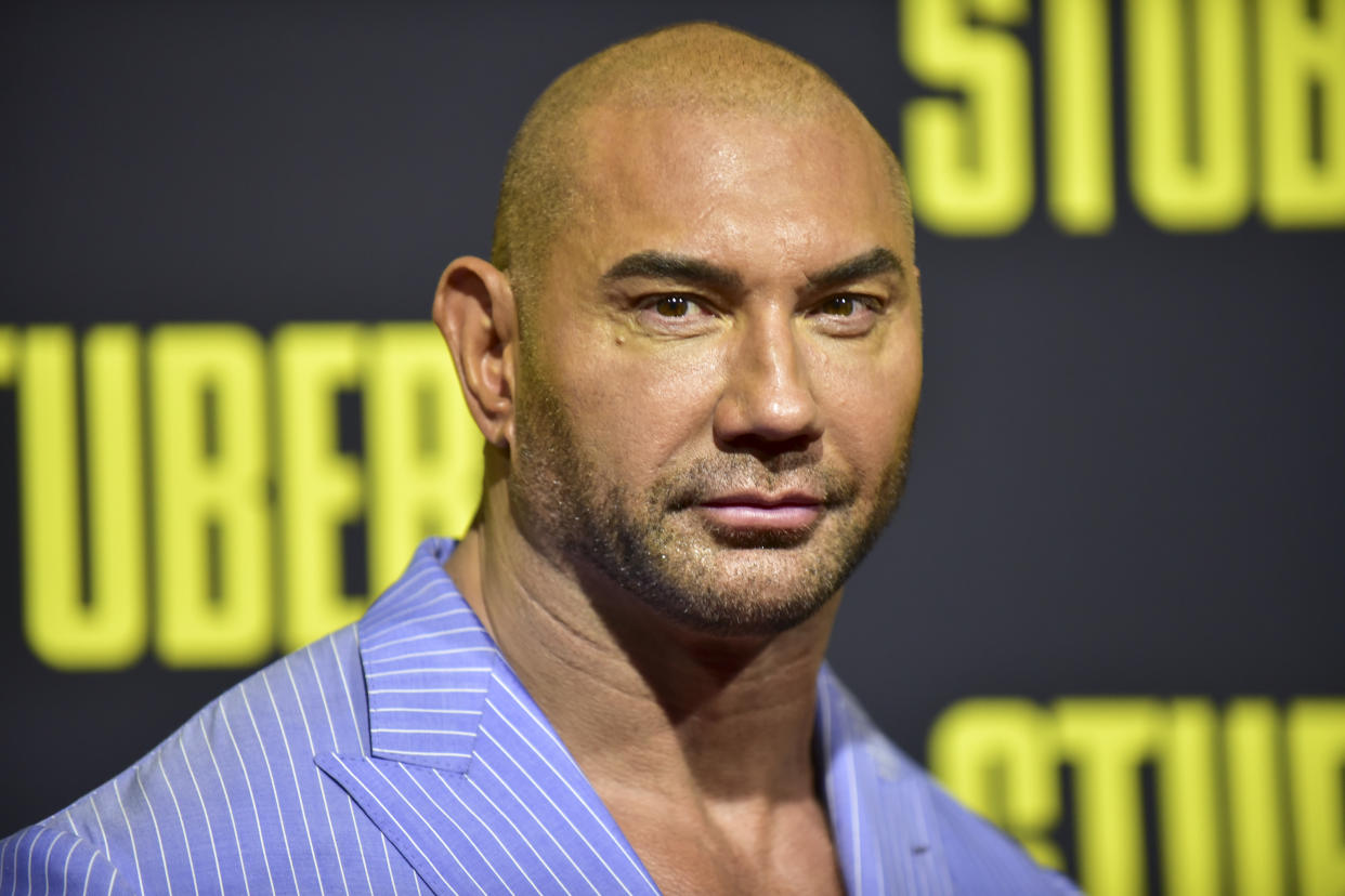 Dave Bautista is backing Joe Biden. (Photo: Rodin Eckenroth/Getty Images)