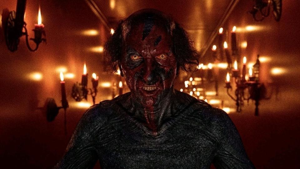 The Lipstick-Face Demon in "Insidious: The Red Door."