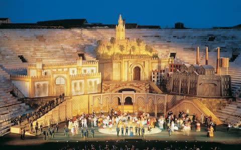 Verona's open-air opera festival