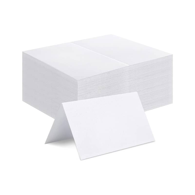 PECULA Blank Fillable Banquet Seat Card