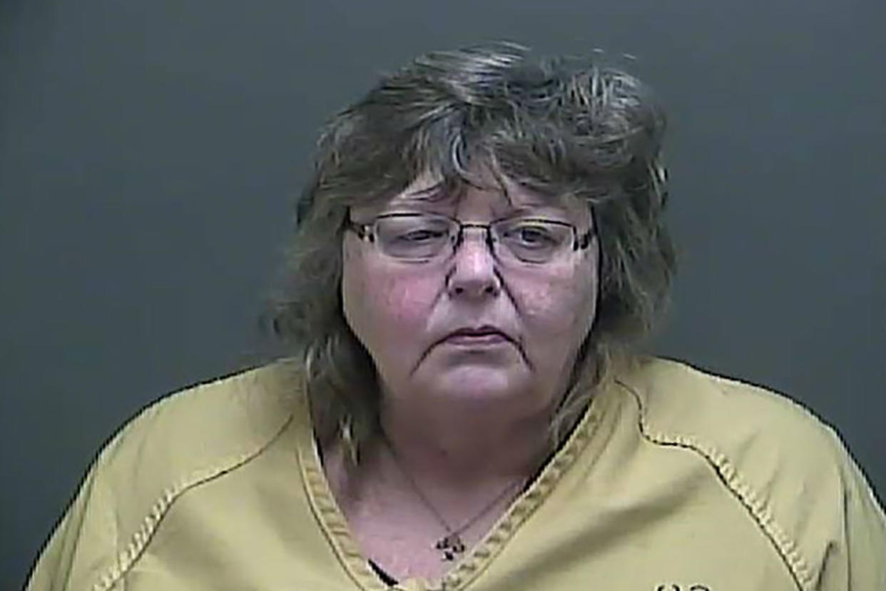 Deborah Cantwell was arrested for allegedly leaving a racist letter on her new neighbors’ door. The note was directed at their biracial son. (Photo: Howard County Sheriff’s Office)