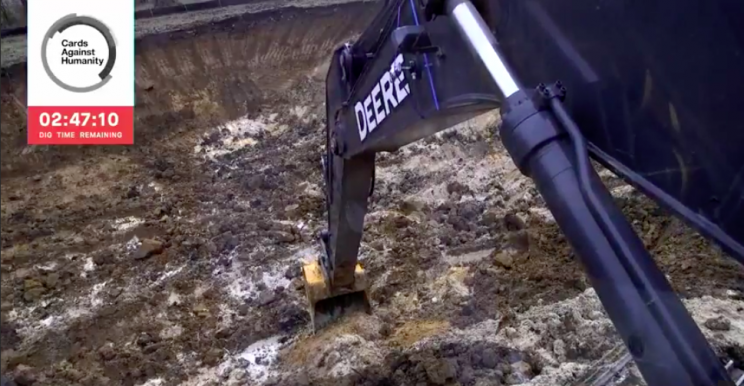 Cards Against Humanity is digging a hole for no reason — and people are paying