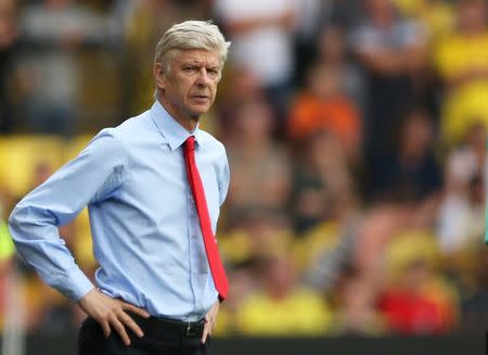 Football Soccer Britain - Watford v Arsenal - Premier League - Vicarage Road - 27/8/16 Arsenal manager Arsene Wenger Action Images via Reuters / Andrew Boyers Livepic