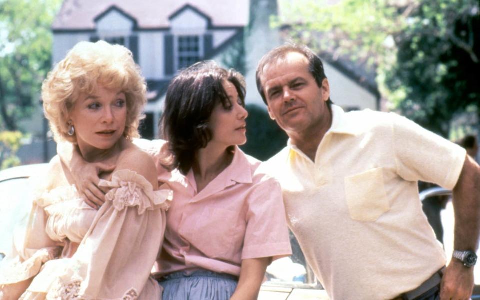 Shirley MacLaine, Debra Winger and Jack Nicholson in the 1983 film Terms of Endearment - Corbis Historical